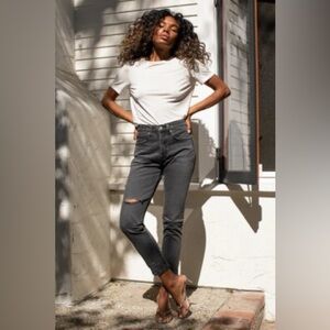 Women’s Levi 501 skinny jeans in black